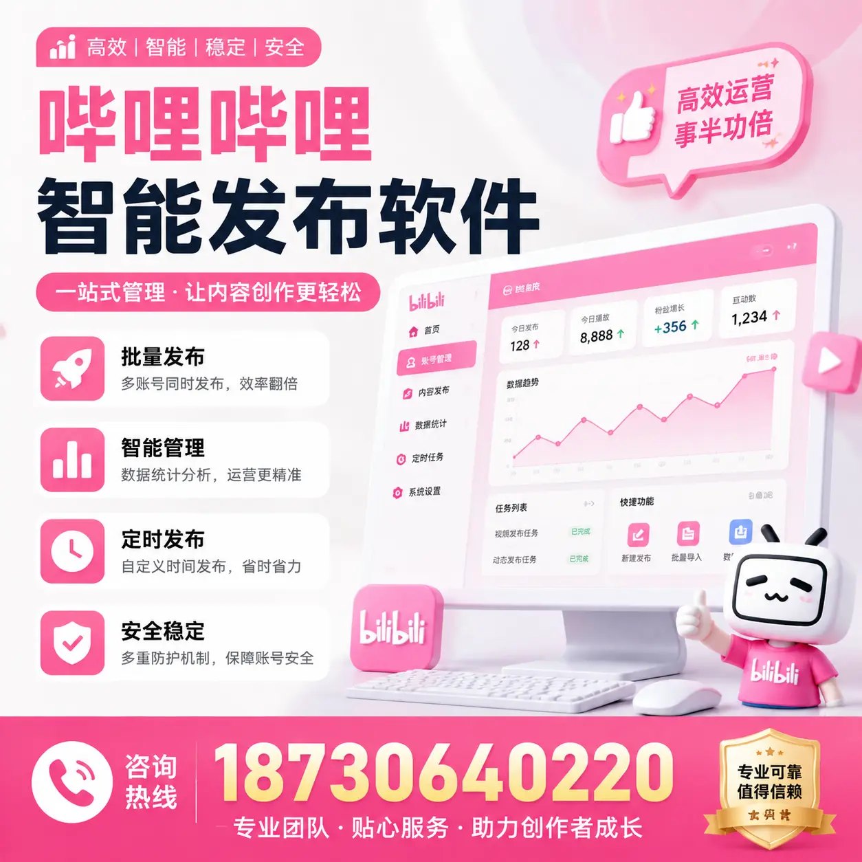 如何评估哔哩哔哩智能发布软件的ROI？哈密 企业必读